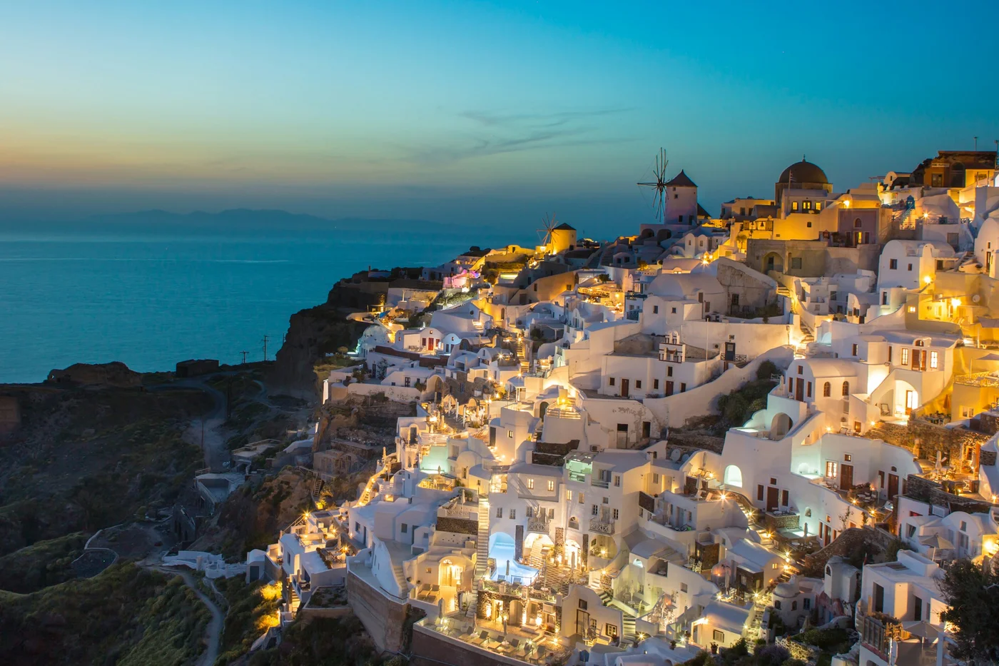 Santorin — photo by James Ting on Unsplash